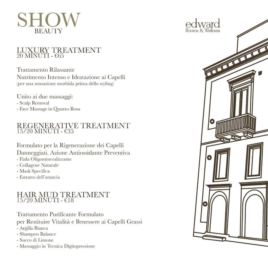Edward Rooms & Wellness B&B Trani Dış mekan fotoğraf